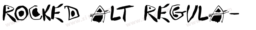 Rocked ALT Regula字体转换